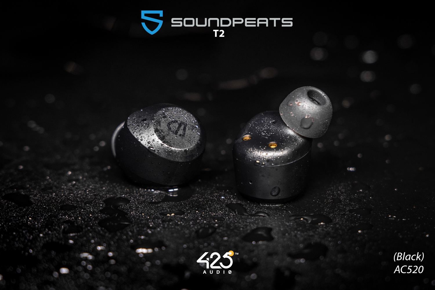 soundpeats t2, soundpeats, t2 active noise cancelling, ตัดเสียงรอบข้าง, ตัดเสียงรบกวน หูฟังไร้สาย, true wireless, Black Bluetooth, Bluetooth 5.1, IPX5 เสียงดี, เบสหนัก, ราคาถูก