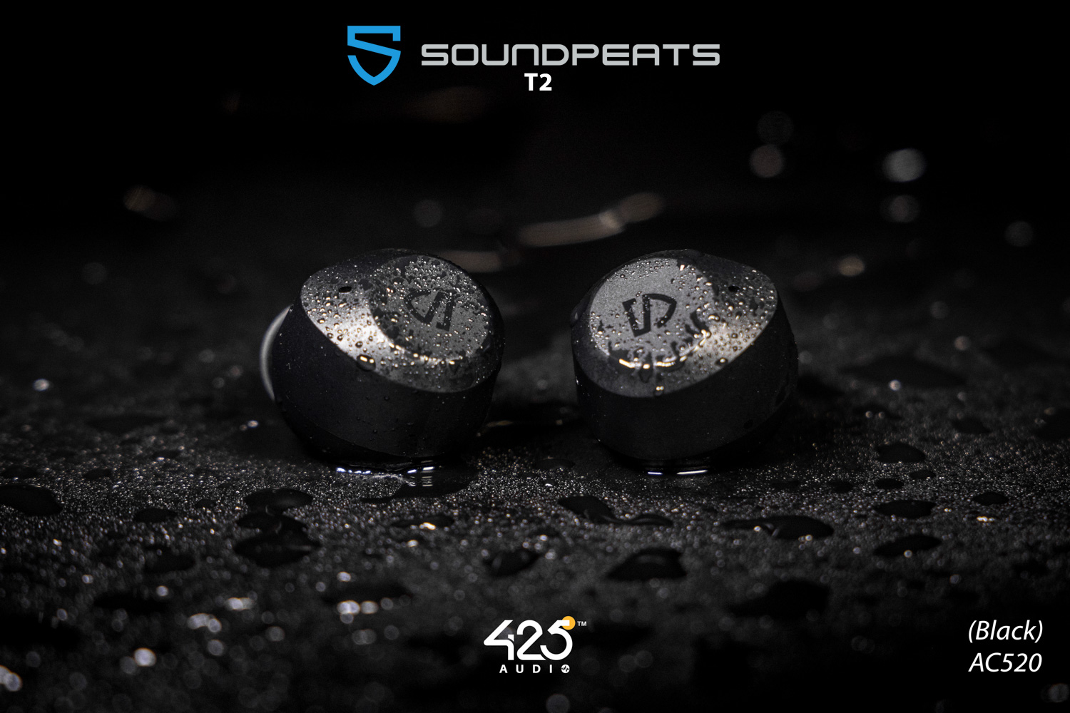 soundpeats t2, soundpeats, t2 active noise cancelling, ตัดเสียงรอบข้าง, ตัดเสียงรบกวน หูฟังไร้สาย, true wireless, Black Bluetooth, Bluetooth 5.1, IPX5 เสียงดี, เบสหนัก, ราคาถูก