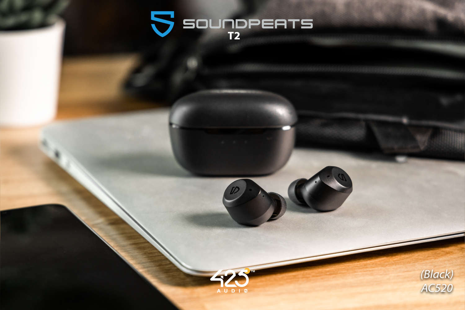 soundpeats t2, soundpeats, t2 active noise cancelling, ตัดเสียงรอบข้าง, ตัดเสียงรบกวน หูฟังไร้สาย, true wireless, Black Bluetooth, Bluetooth 5.1, IPX5 เสียงดี, เบสหนัก, ราคาถูก