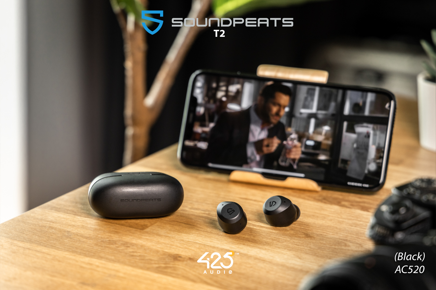 soundpeats t2, soundpeats, t2 active noise cancelling, ตัดเสียงรอบข้าง, ตัดเสียงรบกวน หูฟังไร้สาย, true wireless, Black Bluetooth, Bluetooth 5.1, IPX5 เสียงดี, เบสหนัก, ราคาถูก