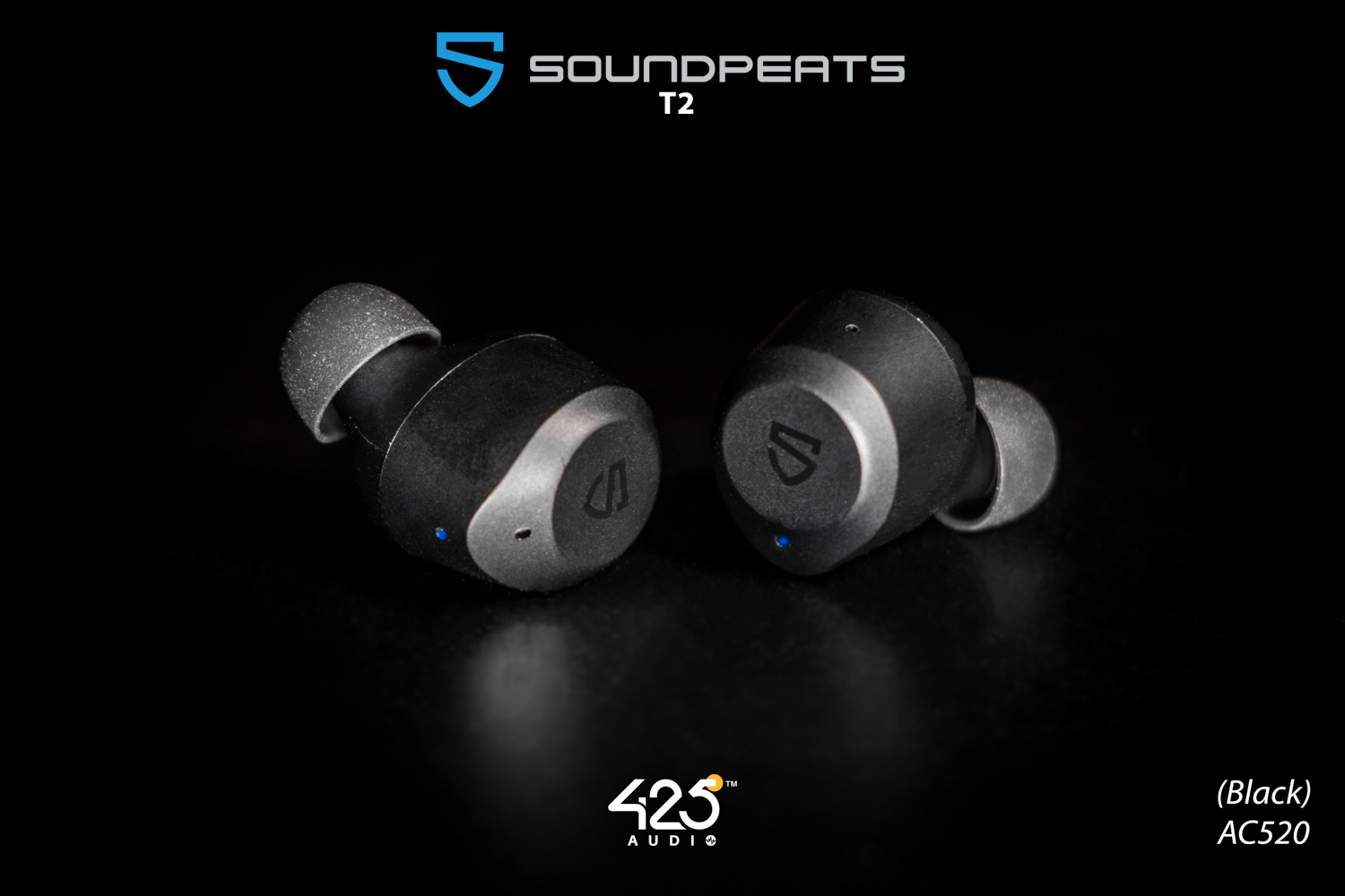 soundpeats t2, soundpeats, t2 active noise cancelling, ตัดเสียงรอบข้าง, ตัดเสียงรบกวน หูฟังไร้สาย, true wireless, Black Bluetooth, Bluetooth 5.1, IPX5 เสียงดี, เบสหนัก, ราคาถูก