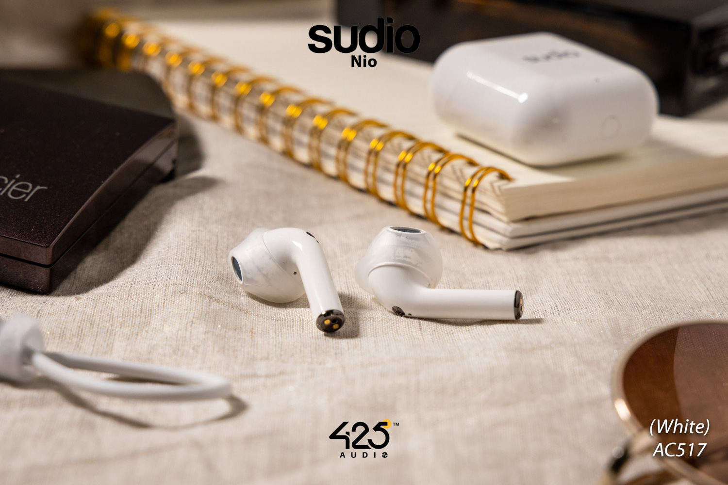 sudio nio,true wireless,earbud,bluetooth 5.0,adaptive dual-mic,คุยโทรศัพท์ชัด,white,black,green,ipx4,หูฟังไร้สาย,คุยโทรศัพท์ชัด