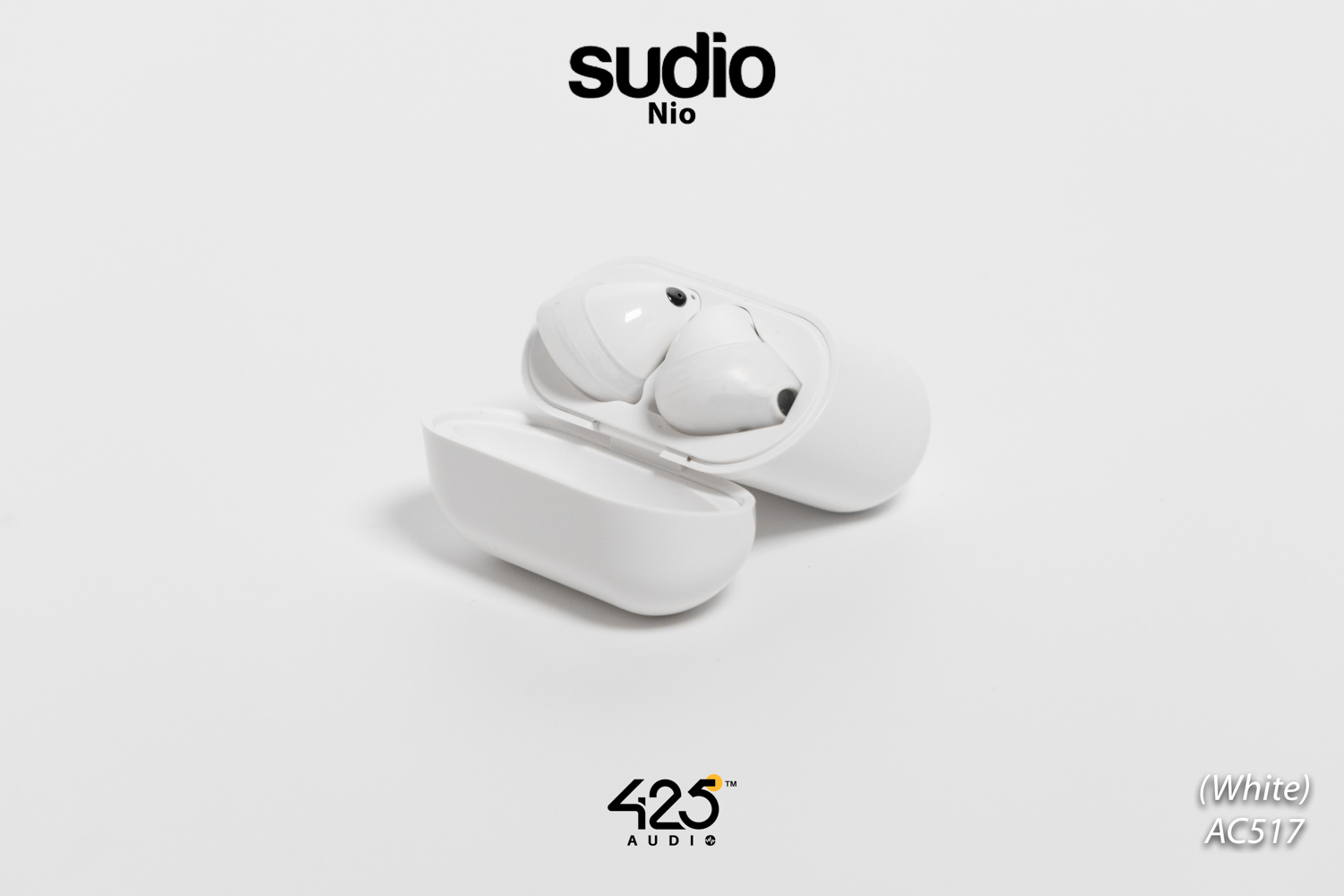 sudio nio,true wireless,earbud,bluetooth 5.0,adaptive dual-mic,คุยโทรศัพท์ชัด,white,black,green,ipx4,หูฟังไร้สาย,คุยโทรศัพท์ชัด