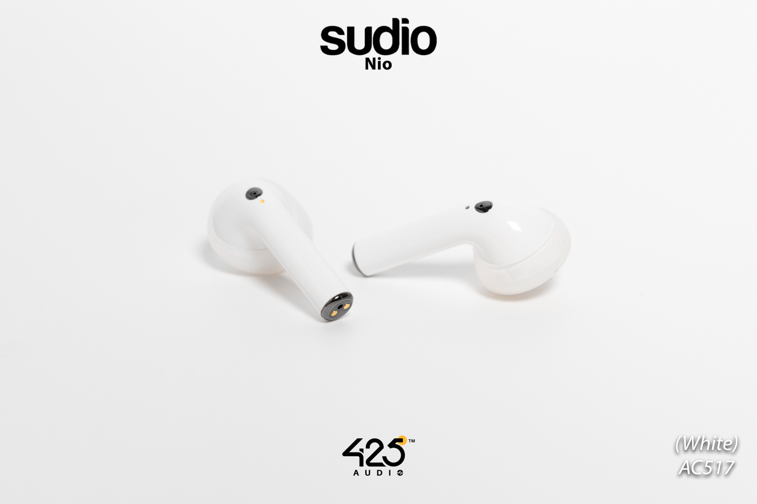 sudio nio,true wireless,earbud,bluetooth 5.0,adaptive dual-mic,คุยโทรศัพท์ชัด,white,black,green,ipx4,หูฟังไร้สาย,คุยโทรศัพท์ชัด