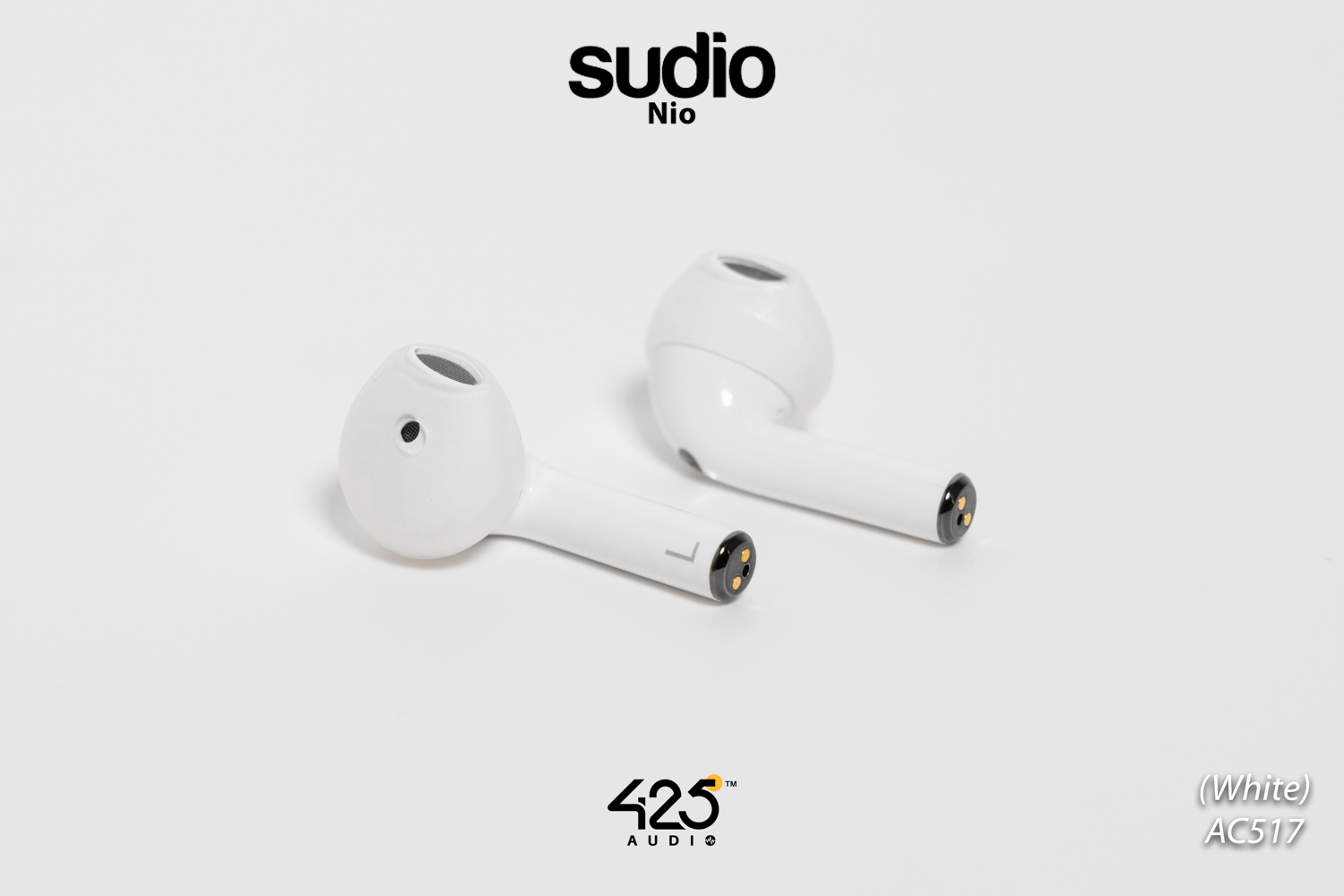 sudio nio,true wireless,earbud,bluetooth 5.0,adaptive dual-mic,คุยโทรศัพท์ชัด,white,black,green,ipx4,หูฟังไร้สาย,คุยโทรศัพท์ชัด