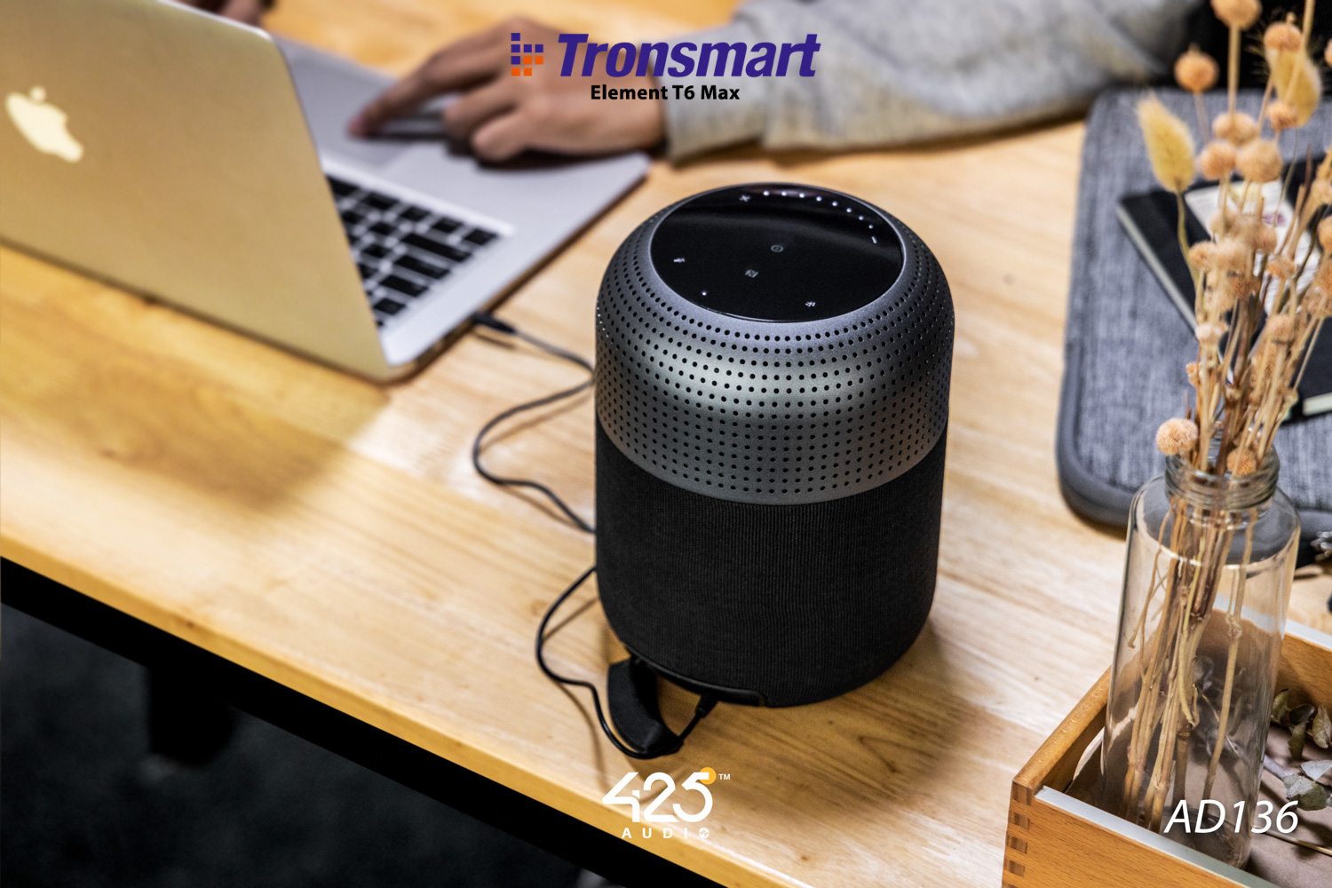 Tronsmart Element T6 Max,tronsmart element t6 max,element t6 max,ลำโพงบลูทูธ,bluetooth speaker,soundpulse,360-degree surround sound,ลำโพงกันน้ำ