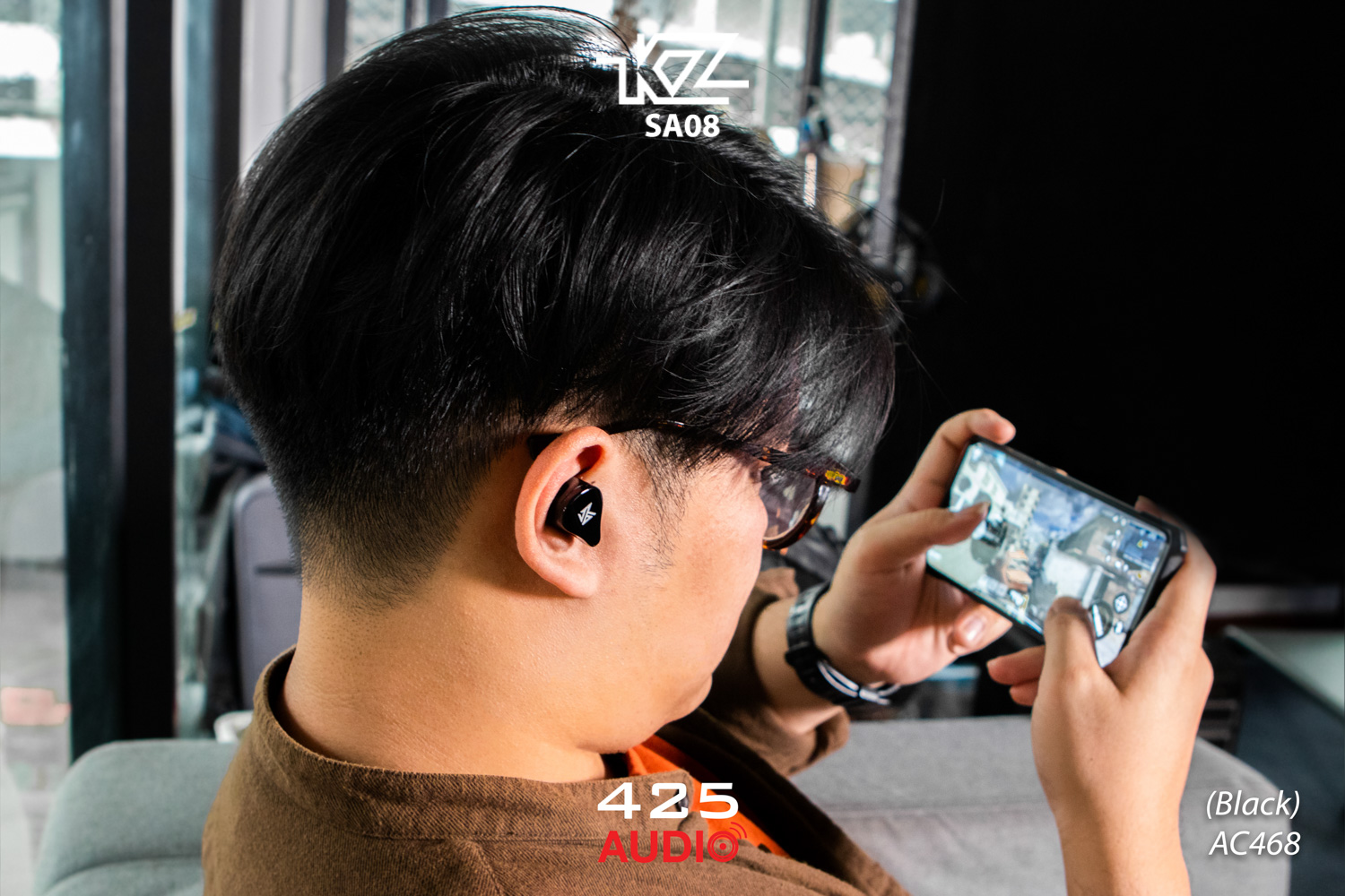 kz sa08,true wireless,8 drivers,balanced armature,game mode,หูฟังฟังเพลง,หูฟังเล่นเกมส์,หูฟังดูหนัง,ราคาถูก,เสียงดี,เล่นเกมส์ดีเลย์น้อย