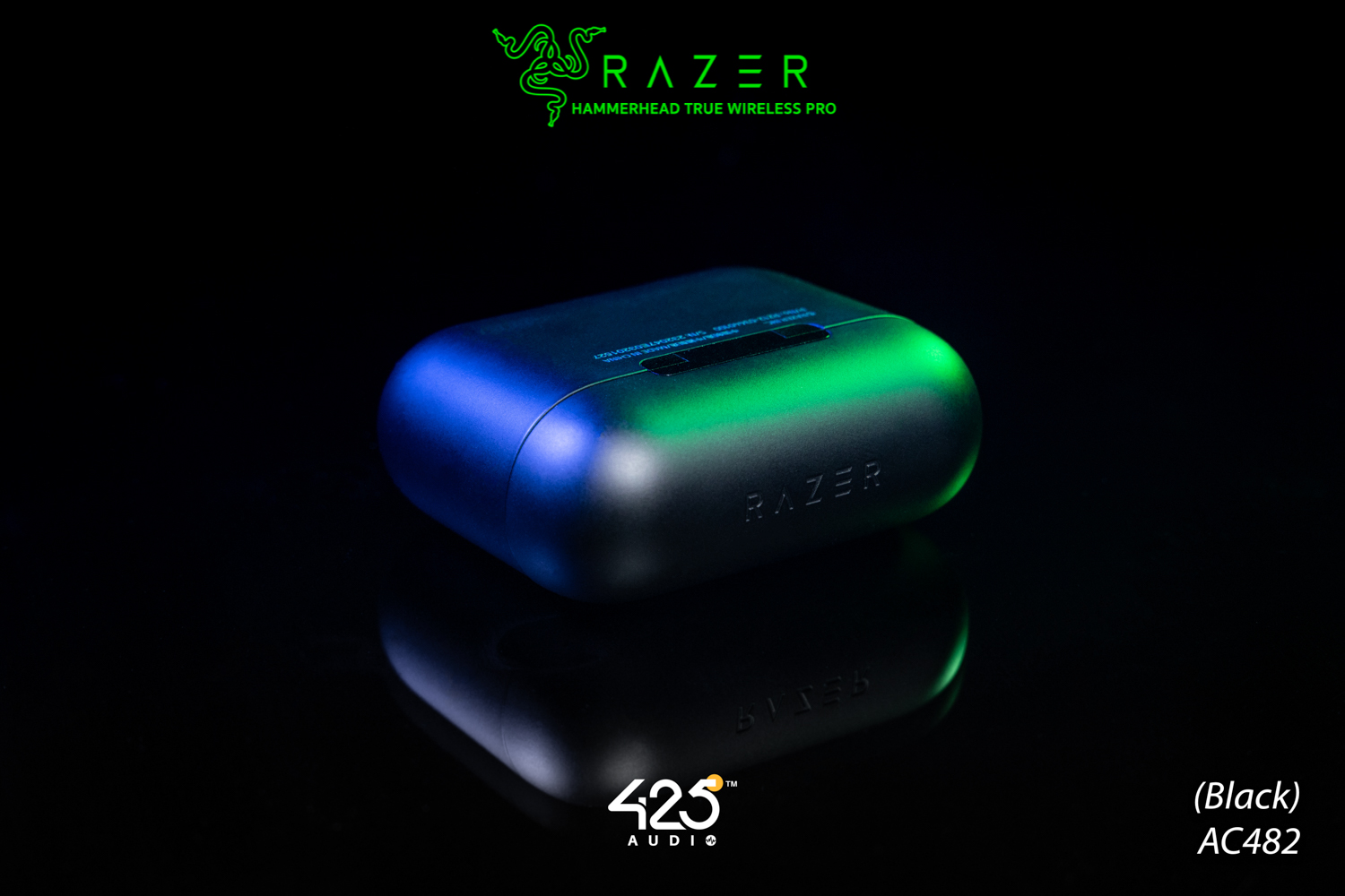 Razer Hammerhead True Wireless Pro,razer hammerhead pro,true wireless,gaming,หูฟังเล่นเกม,หูฟังเกมมิ่ง,in-ear,ดีเลย์น้อย,THX,หูฟังตัดเสียงรอบข้าง,active noise cancelling,ipx4,ไมค์ชัด