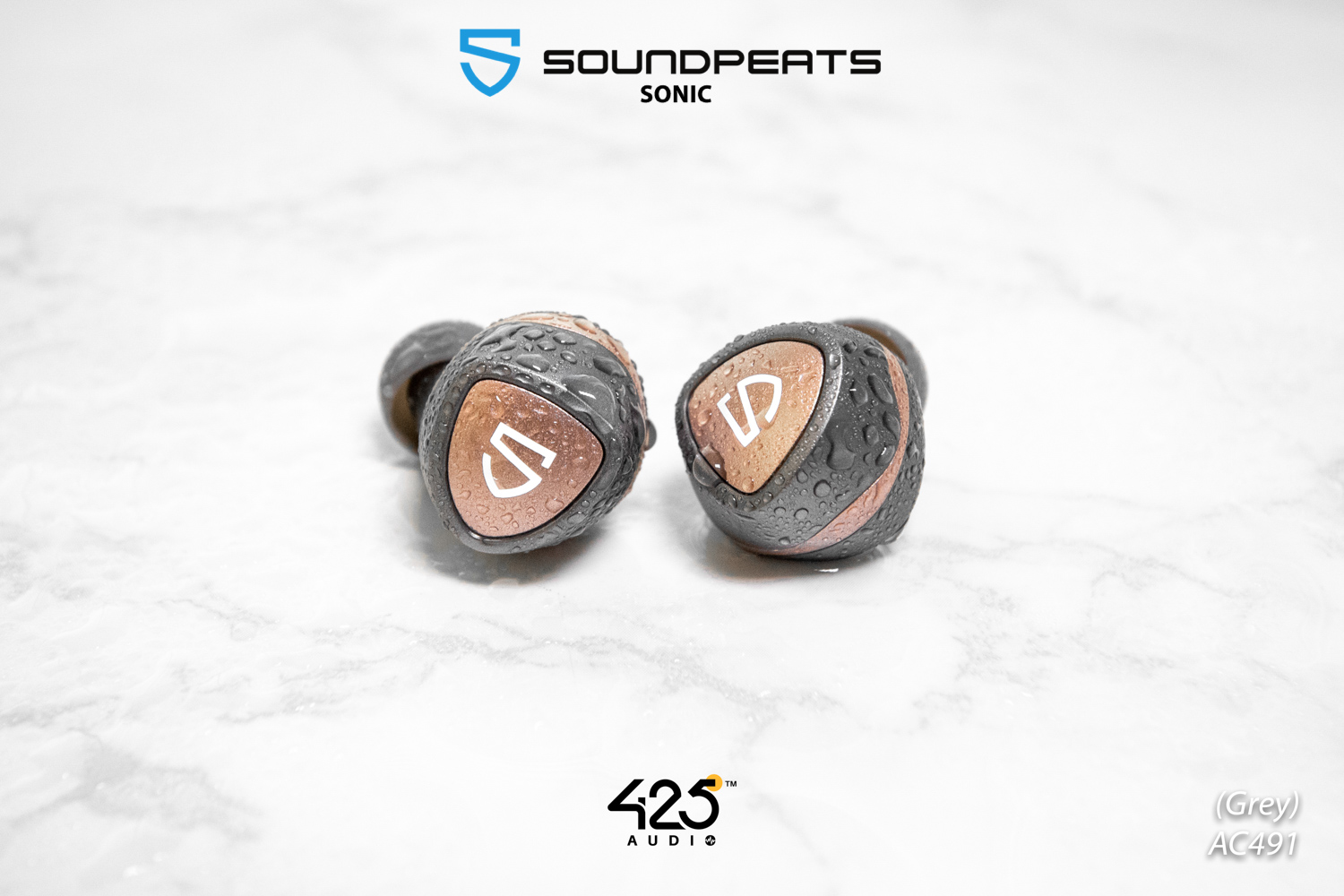 soundpeats sonic,soundpeats,bluetooth 5.2,game mode,in-ear,true wireless,เบสหนัก,เสียงดี,เล่นเกมไม่ดีเลย์,กันนํ้า,ipx5,แบตอึด,grey,ios,android