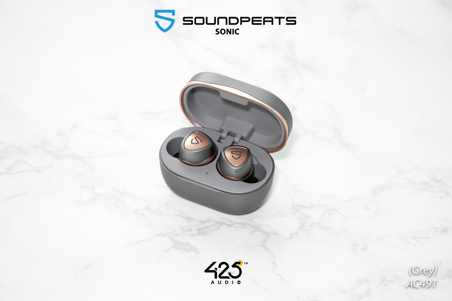 soundpeats sonic,soundpeats,bluetooth 5.2,game mode,in-ear,true wireless,เบสหนัก,เสียงดี,เล่นเกมไม่ดีเลย์,กันนํ้า,ipx5,แบตอึด,grey,ios,android