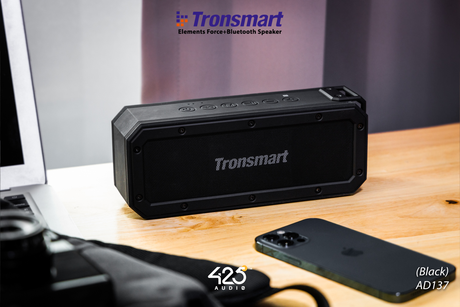 tronsmart elements force+,ลำโพงบลูทูธ,ipx7,bluetooth 5.0,เบสหนัก,ลำโพงไร้สาย,ios,android,aux,tf-card