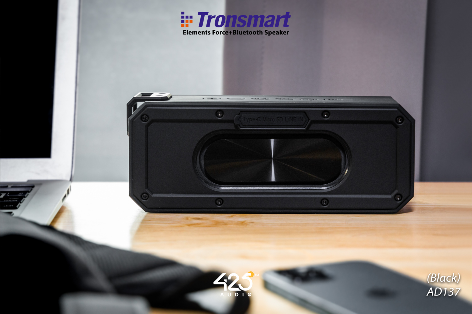 tronsmart elements force+,ลำโพงบลูทูธ,ipx7,bluetooth 5.0,เบสหนัก,ลำโพงไร้สาย,ios,android,aux,tf-card