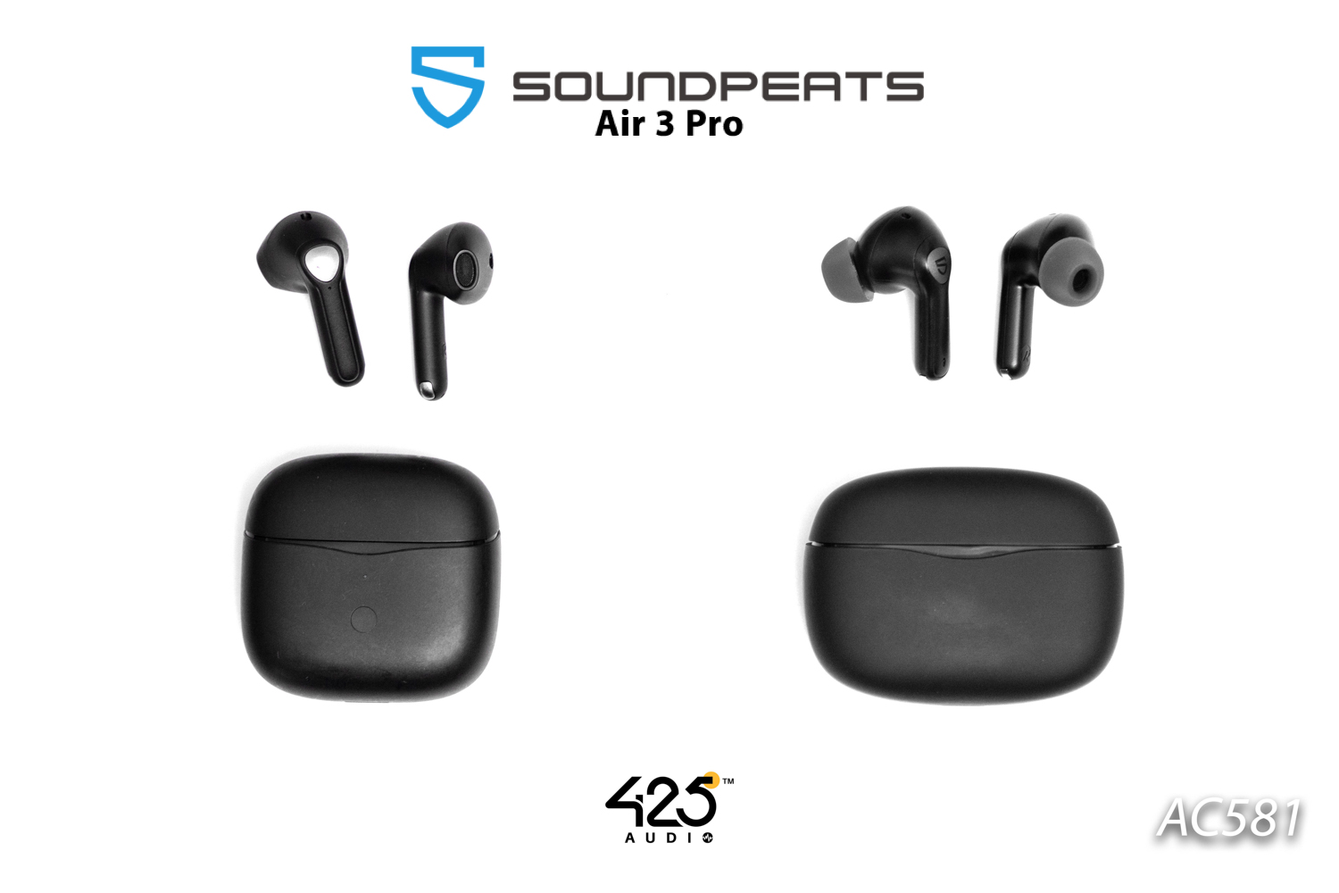 SoundPEATS Air 3 Pro,true wireless,หูฟังไร้สาย,inear,หูฟังบลูทูธ,สวมใส่สบาย,active noise cancellation,Transparency mode