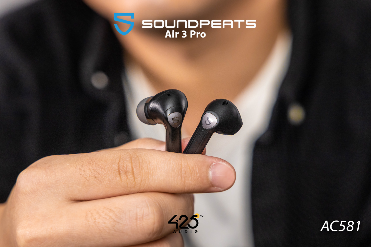 SoundPEATS Air 3 Pro,true wireless,หูฟังไร้สาย,inear,หูฟังบลูทูธ,สวมใส่สบาย,active noise cancellation,Transparency mode