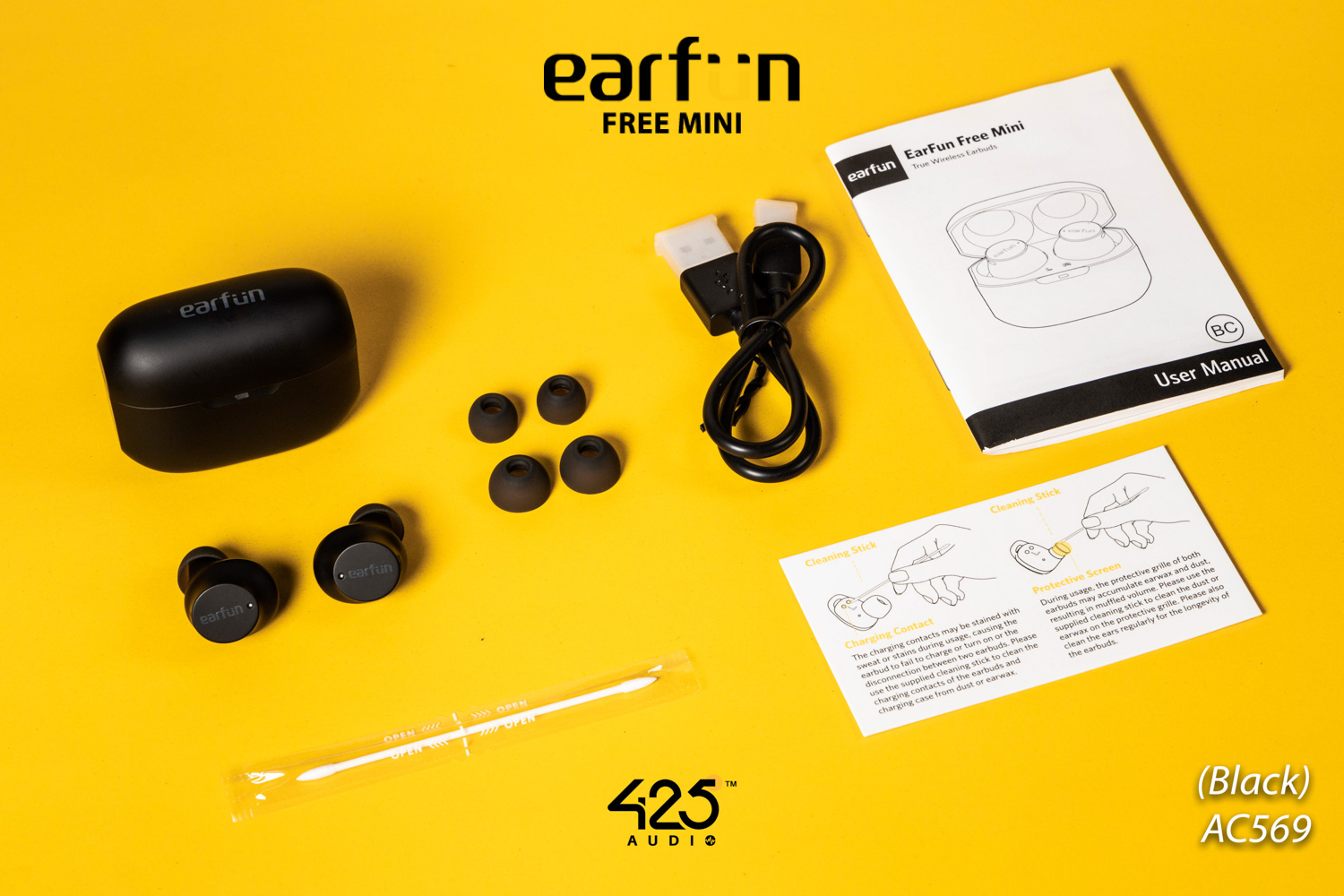 Earfun Free Mini,หูฟัง earfun,หูฟังไร้สาย Earfun Free Mini,Earfun Free Mini True Wireless,หูฟังไร้สาย,หูฟังบลูทูธ,earfun fast charge,หูฟังออกกำลังกาย