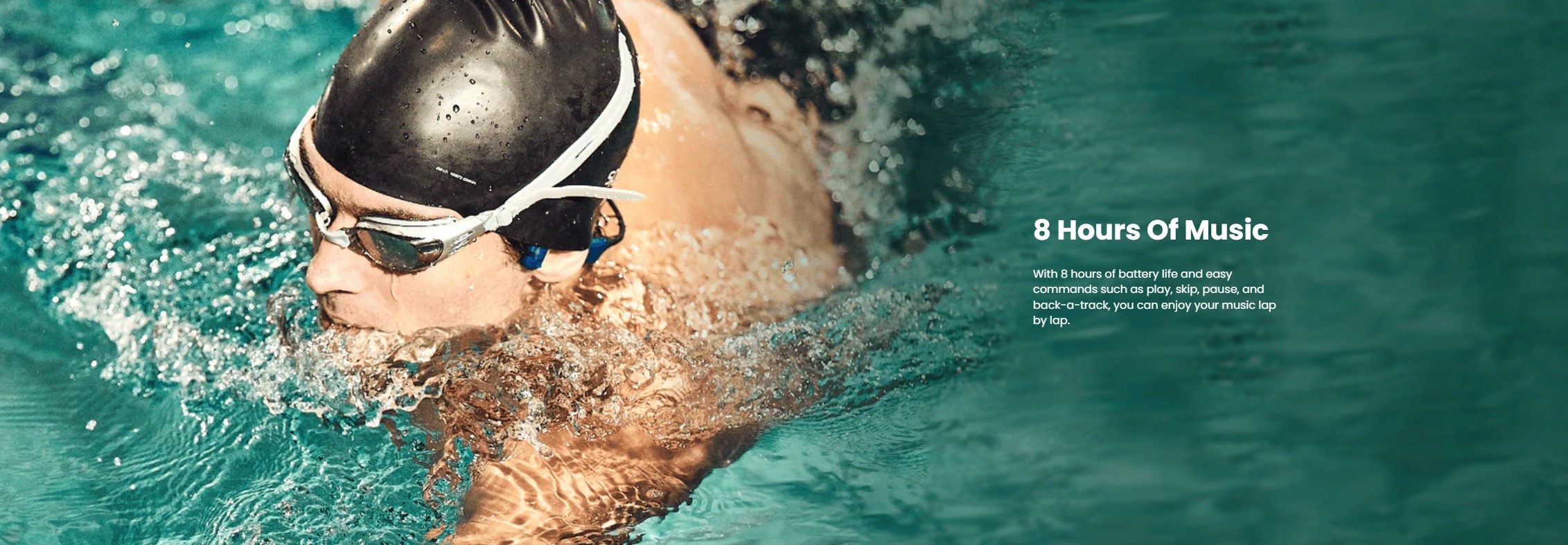 Shokz OpenSwim,หูฟังไร้สาย,ใส่สบาย,หูฟัง MP3,MP3 Headphone,Bone Conduction,Comfort,Openear