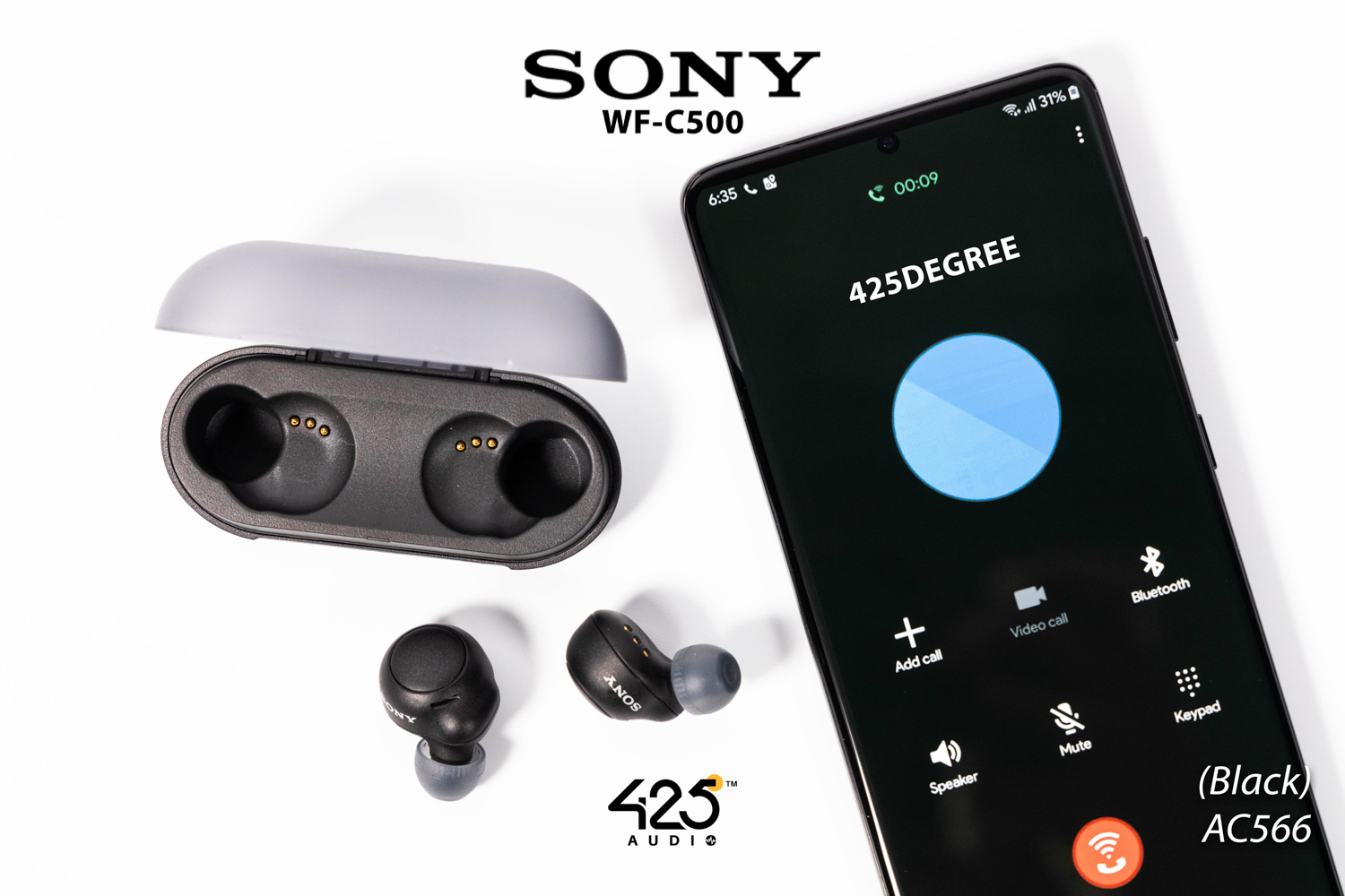 Sony WF-C500,หูฟัง sony,หูฟังไร้สาย Sony WF-C500,Sony WF-C500 True Wireless,หูฟังไร้สาย,หูฟังบลูทูธ,fast pair,swift pair