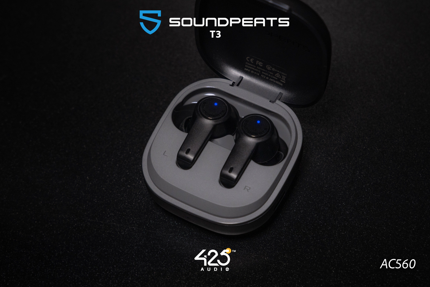 หูฟังไร้สาย,SOUNDPEATS T3,true wireless,Active Noise Cancelling,ANC,หูฟังบลูทูธ,soundpeats,หูฟังไมค์ดี