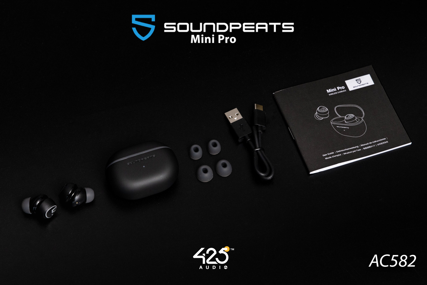 SoundPEATS Mini Pro,true wireless,หูฟังไร้สาย,หูฟังบลูทูธ,inear,แบตเตอรี่อึด,active noise cancellation,Transparency mode