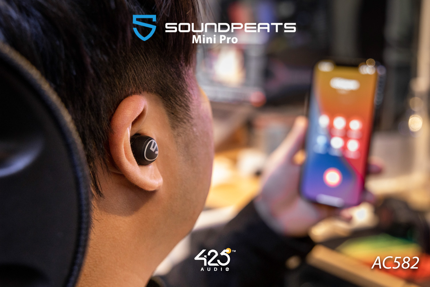 SoundPEATS Mini Pro,true wireless,หูฟังไร้สาย,หูฟังบลูทูธ,inear,แบตเตอรี่อึด,active noise cancellation,Transparency mode