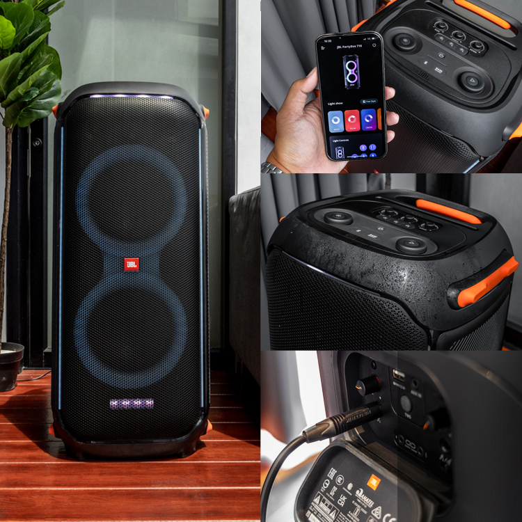 รวมลำโพงบลูทูธไร้สาย,กันน้ำ,JBL,bluetooth speaker,wireless,party box 710,pulse 4,charge 5,boombox 2