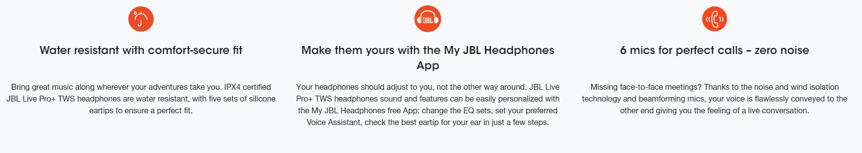 JBL Live Pro Plus,หูฟังไร้สาย JBL Live Pro Plus,True Wireless,หูฟังบลูทูธ,wireless charge,เสียงดี,active noise cancelling,smart ambient