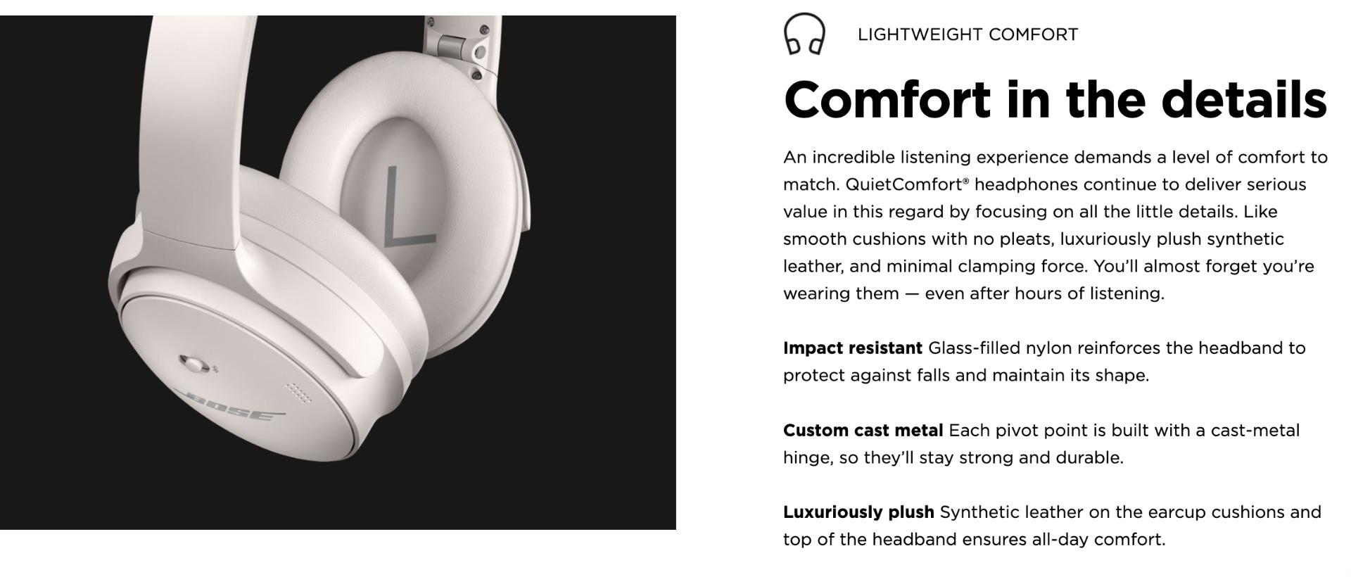 Bose QuietComfort 45,Wireless Over Ear Headphones,หูฟังไร้สาย,หูฟังบลูทูธ,หูฟังครอบหู,หูฟังตัดเสียงรบกวน,active noise cancellation,หูฟังเสียงดี