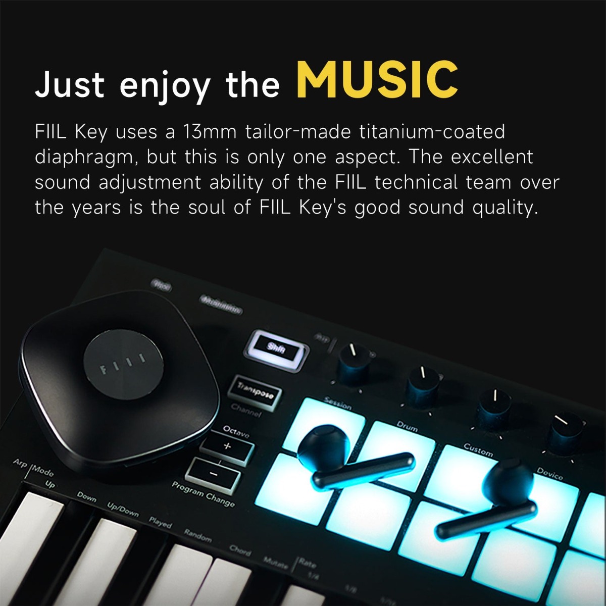 FIIL KEY,True Wireless,หูฟังไร้สาย,หูฟังบลูทูธ,หูฟัง earbuds,bluetooth 5.3,dual mic,หูฟังไมค์ดี