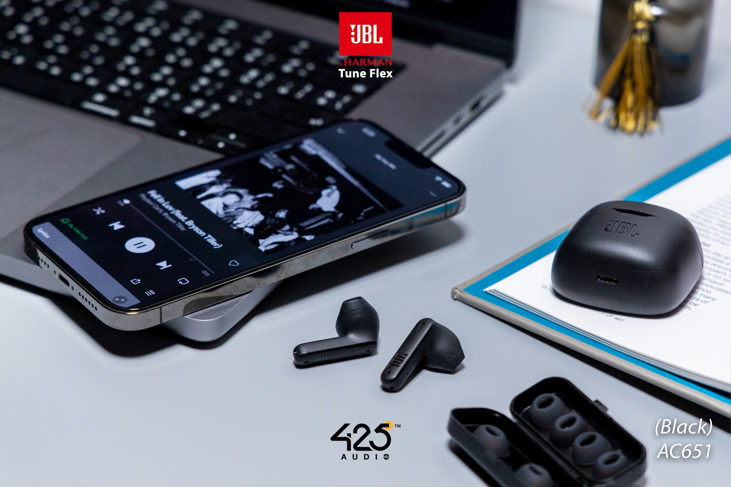 JBL TUNE FLEX,True Wireless,หูฟังไร้สาย,หูฟังบลูทูธ,หูฟังตัดเสียงรบกวน,Active Noise Cancelling,fast charge,หูฟังไมค์ดี