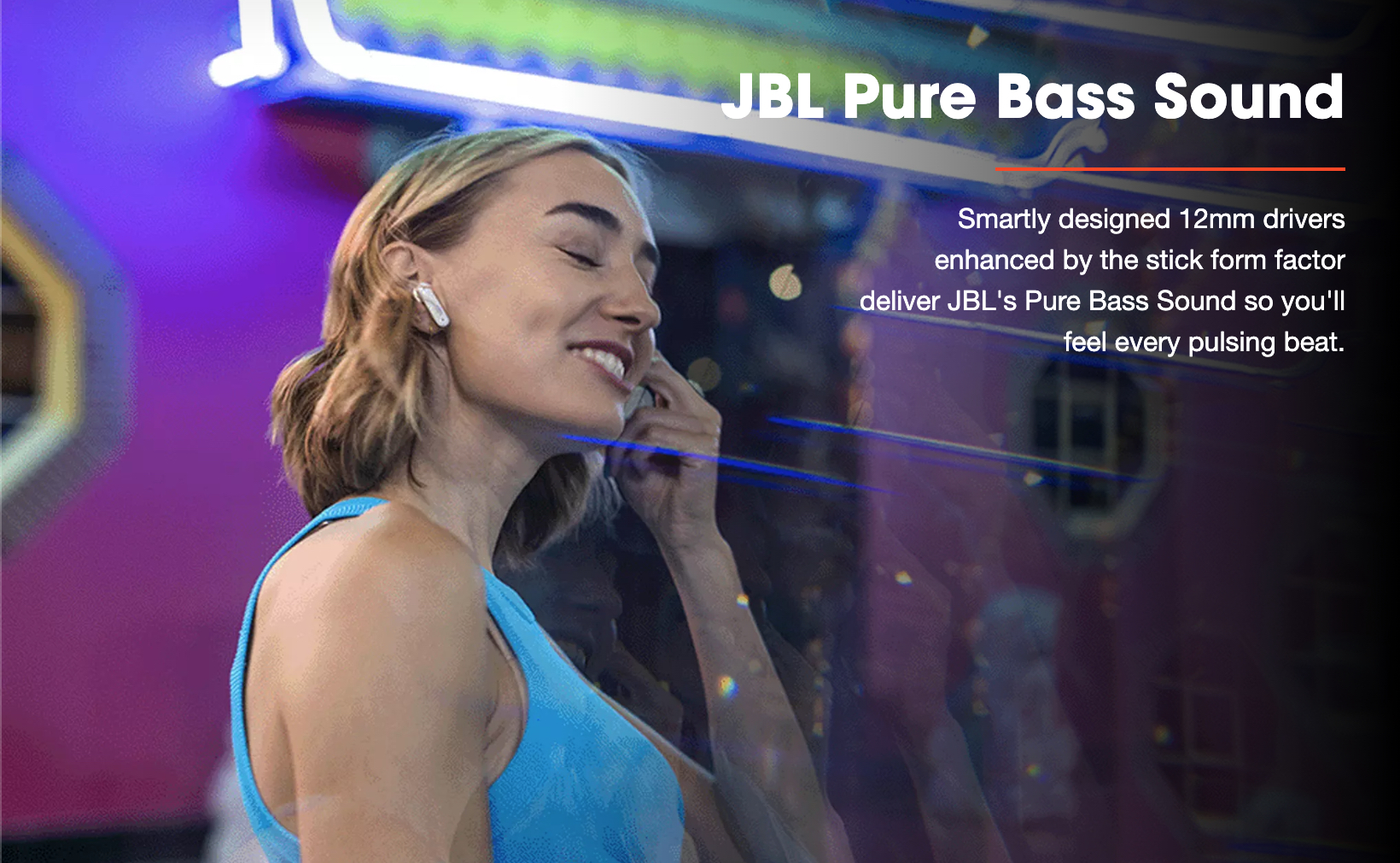 JBL TUNE FLEX,True Wireless,หูฟังไร้สาย,หูฟังบลูทูธ,หูฟังตัดเสียงรบกวน,Active Noise Cancelling,fast charge,หูฟังไมค์ดี