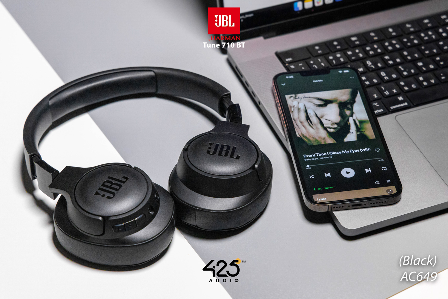 JBL Tune 710 BT,Wireless Headphone,หูฟังไร้สาย,หูฟังบลูทูธ,หูฟังครอบหู,bluetooth headphone,แบตเตอรี่ 50 ชม.,หูฟังไมค์ดี