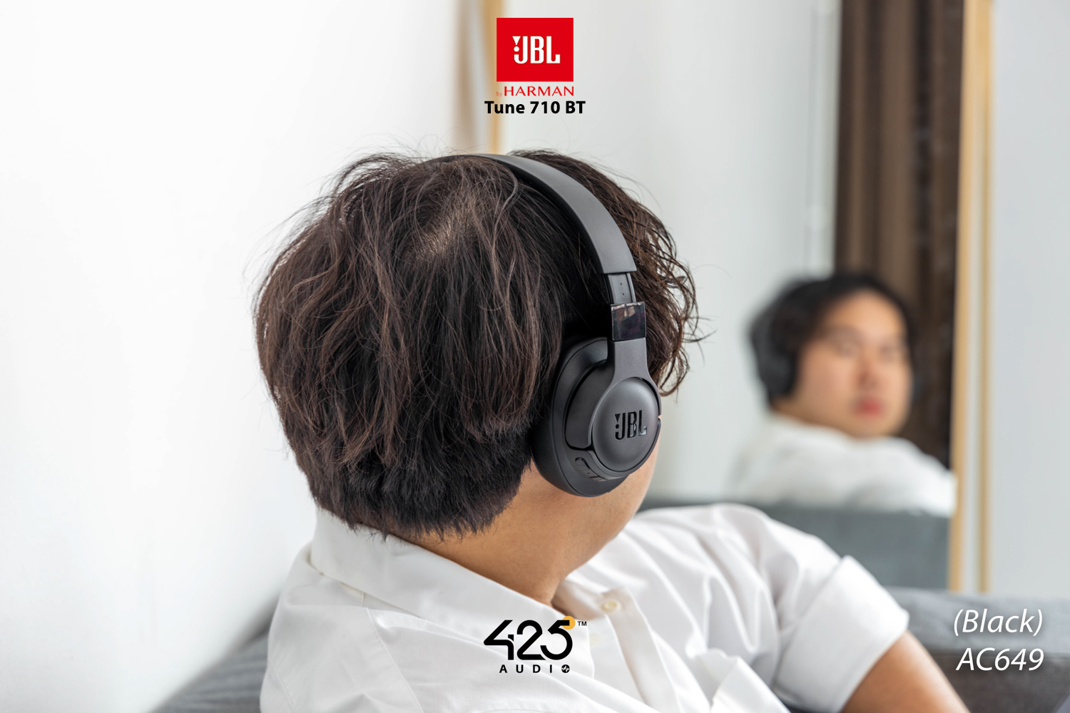 JBL Tune 710 BT,Wireless Headphone,หูฟังไร้สาย,หูฟังบลูทูธ,หูฟังครอบหู,bluetooth headphone,แบตเตอรี่ 50 ชม.,หูฟังไมค์ดี