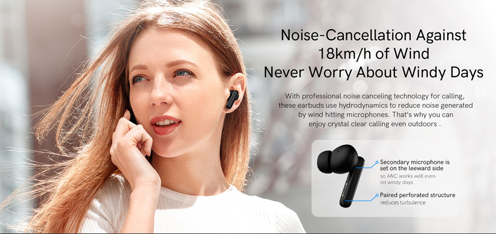 QCY T13 ANC,True Wireless,หูฟังไร้สาย,หูฟังบลูทูธ,หูฟัง in-ear,In-Ear,Quad-Mic,หูฟังเสียงดีราคาถูก