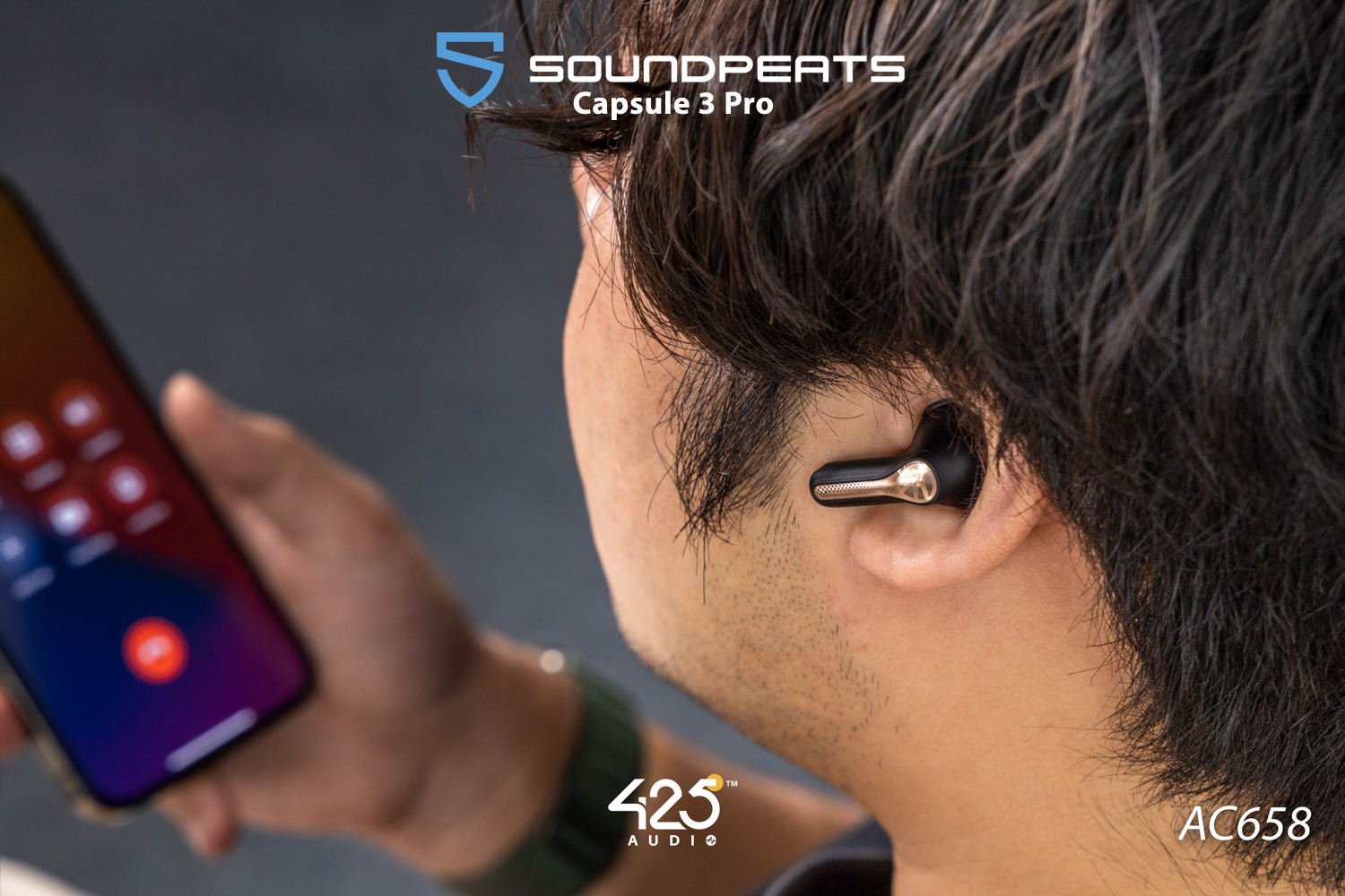 SoundPEATS Capsule 3 Pro,True Wireless,หูฟังไร้สาย,หูฟังบลูทูธ,หูฟังตัดเสียงรบกวน,Active Noise Cancelling,Ambient Mode,หูฟังไมค์ดี