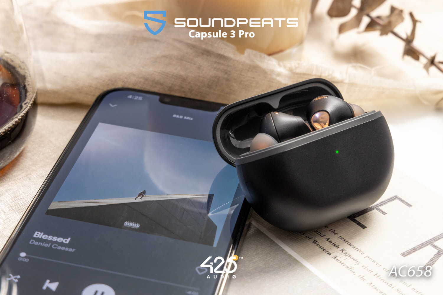 SoundPEATS Capsule 3 Pro,True Wireless,หูฟังไร้สาย,หูฟังบลูทูธ,หูฟังตัดเสียงรบกวน,Active Noise Cancelling,Ambient Mode,หูฟังไมค์ดี