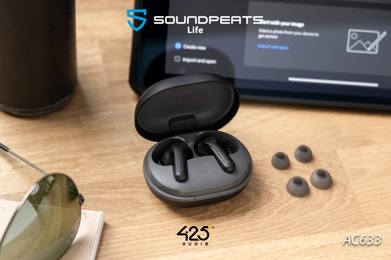 SoundPEATS Life,True Wireless,หูฟังไร้สาย,หูฟังบลูทูธ,หูฟัง in-ear,bluetooth 5.2,Active Noise Cancelling,หูฟังไมค์ดี