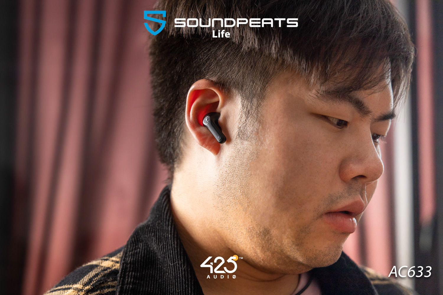 SoundPEATS Life,True Wireless,หูฟังไร้สาย,หูฟังบลูทูธ,หูฟัง in-ear,bluetooth 5.2,Active Noise Cancelling,หูฟังไมค์ดี