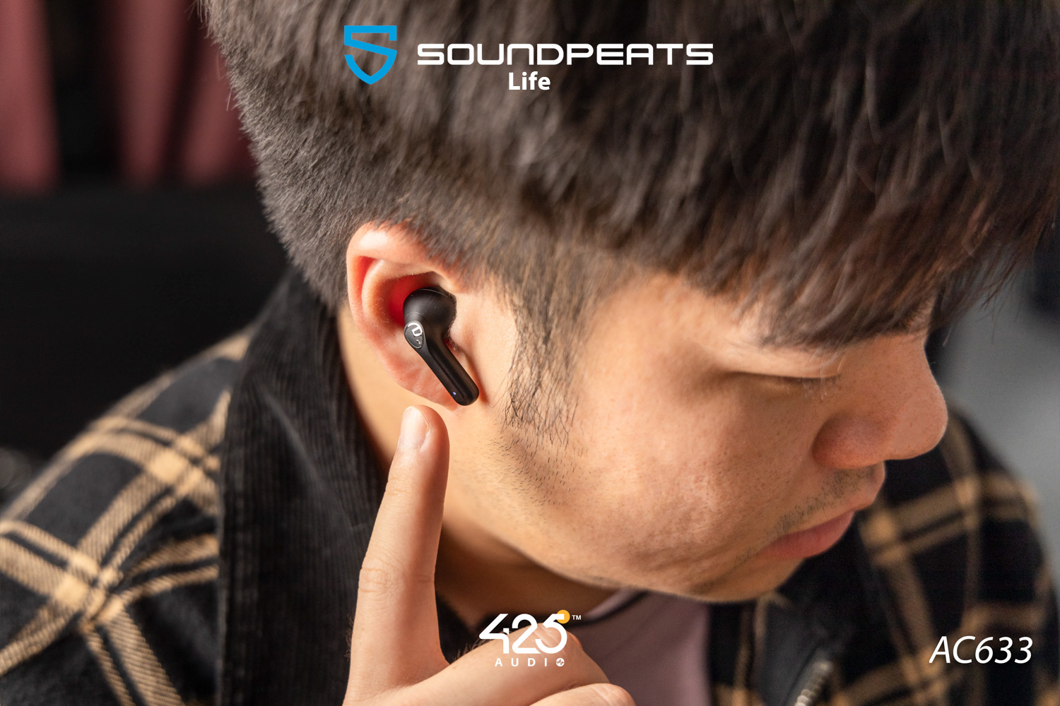 SoundPEATS Life,True Wireless,หูฟังไร้สาย,หูฟังบลูทูธ,หูฟัง in-ear,bluetooth 5.2,Active Noise Cancelling,หูฟังไมค์ดี