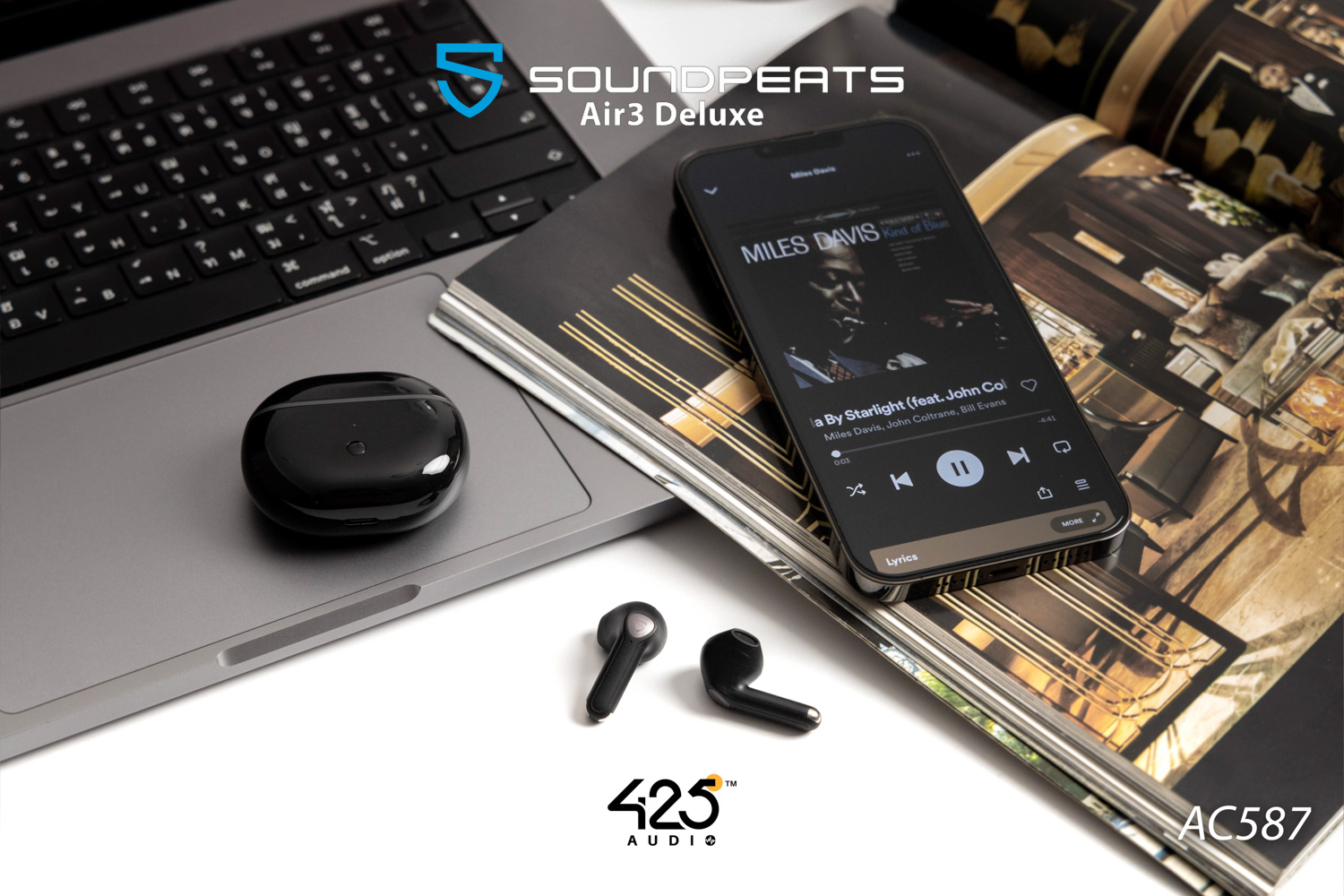 SoundPEATS Air3 Deluxe,true wireless,หูฟังไร้สาย,หูฟังบลูทูธ,earbuds,แบตเตอรี่อึด,ใส่สบาย,ออกกำลังกาย