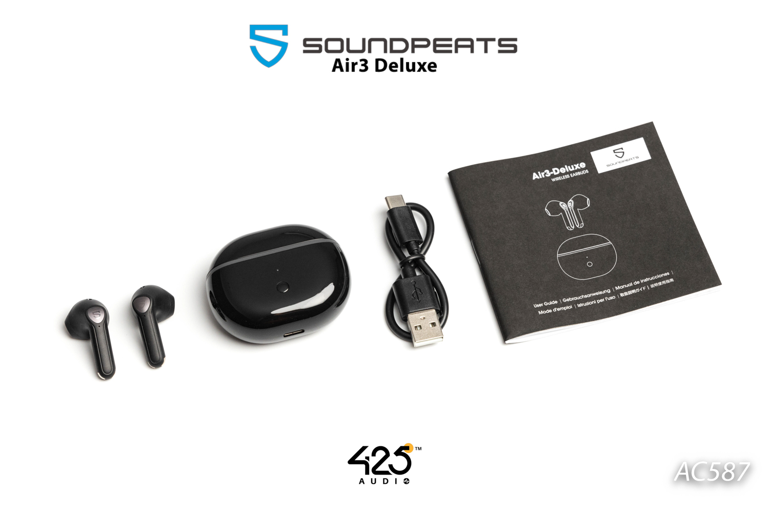 SoundPEATS Air3 Deluxe,true wireless,หูฟังไร้สาย,หูฟังบลูทูธ,earbuds,แบตเตอรี่อึด,ใส่สบาย,ออกกำลังกาย