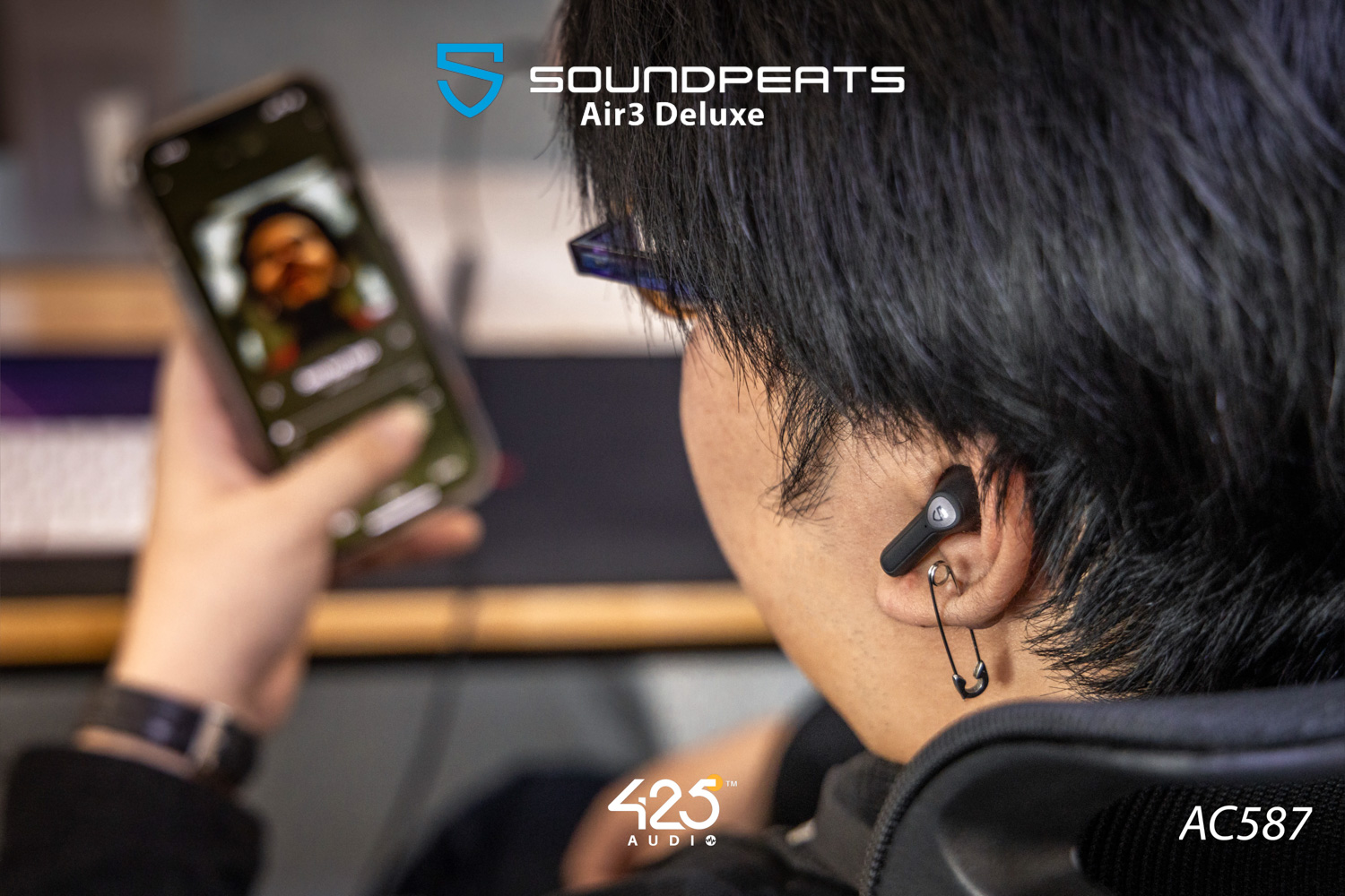 SoundPEATS Air3 Deluxe,true wireless,หูฟังไร้สาย,หูฟังบลูทูธ,earbuds,แบตเตอรี่อึด,ใส่สบาย,ออกกำลังกาย