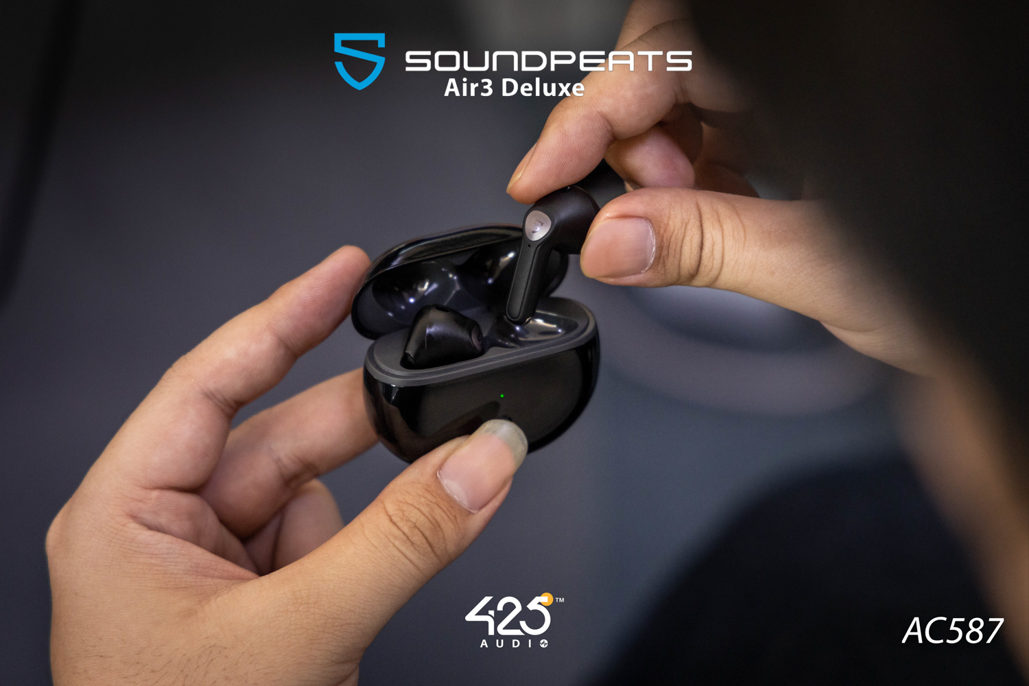 SoundPEATS Air3 Deluxe,true wireless,หูฟังไร้สาย,หูฟังบลูทูธ,earbuds,แบตเตอรี่อึด,ใส่สบาย,ออกกำลังกาย