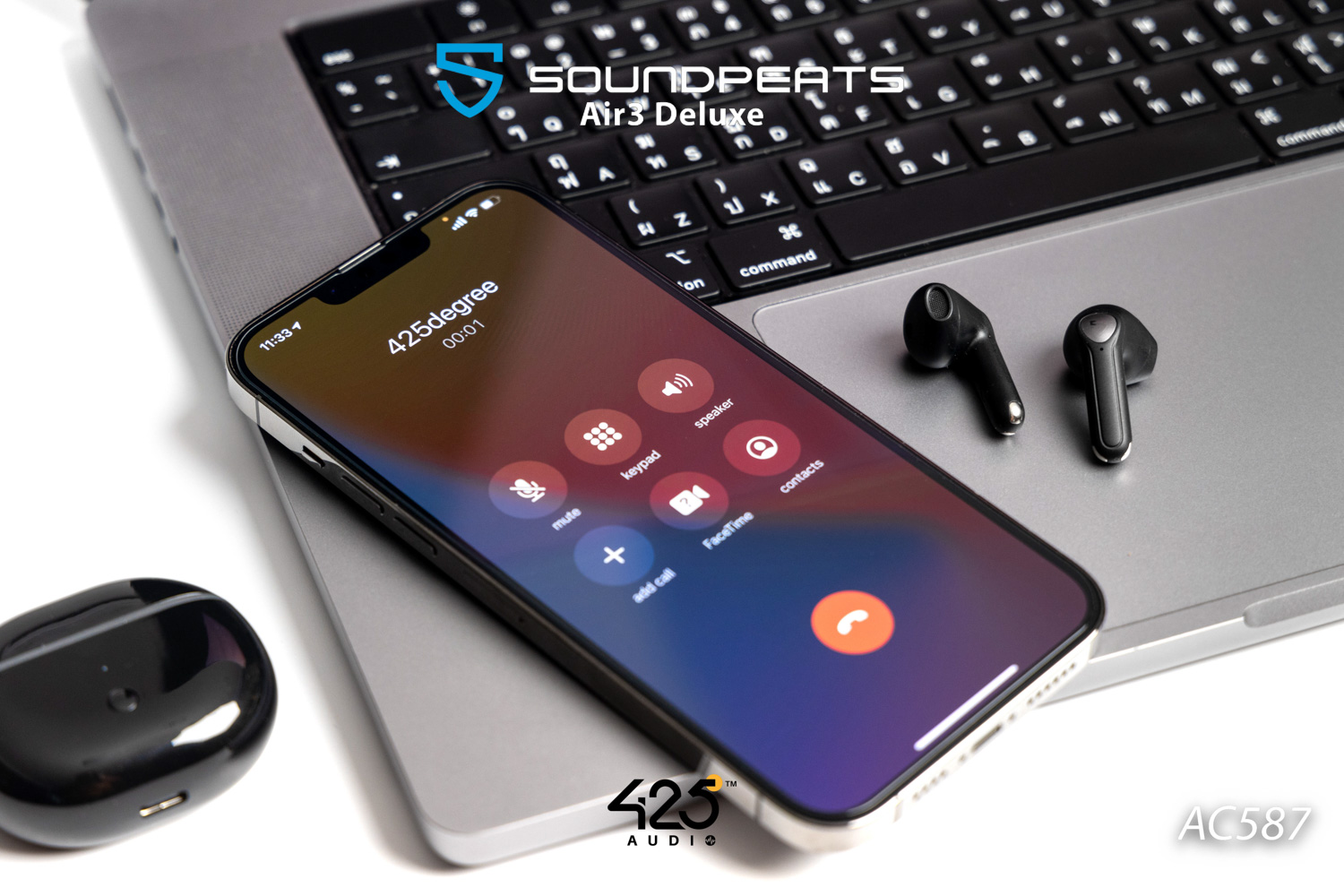 SoundPEATS Air3 Deluxe,true wireless,หูฟังไร้สาย,หูฟังบลูทูธ,earbuds,แบตเตอรี่อึด,ใส่สบาย,ออกกำลังกาย