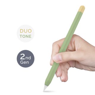 Ahastyle PT65-2 Duotone Ultra Thin Sleeve ( เคสสำหรับ Apple Pencil (Gen 2) )-Avocado Green/Yellow (เขียว/เหลือง)