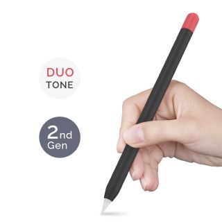 Ahastyle PT65-2 Duotone Ultra Thin Sleeve ( เคสสำหรับ Apple Pencil (Gen 2) )-Black/Red (ดำ/เเดง)