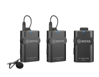 BOYA BY-WM4 Pro-K2 Wireless Microphone (ไมค์หนีบปกเสื้อ Wireless แบบคู่)