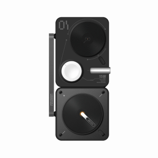 Aulumu M01 4-in-1 Foldable Charging Station แท่นชาร์จอุปกรณ์ไร้สาย - Black