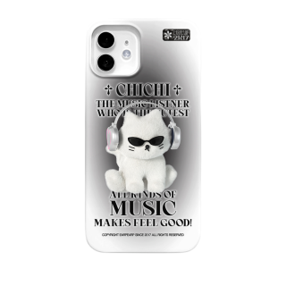 EarpEarp Hard Case เคส iPhone 15 Pro Max - Headset Chichi Grey