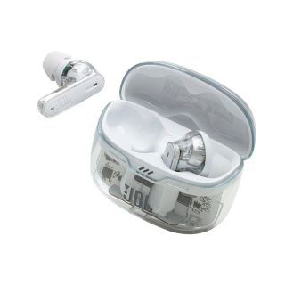 หูฟังไร้สาย JBL Tune Beam True Wireless-Ghost White