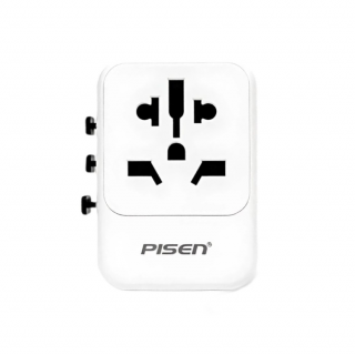 PISEN Global Travel 35W 5 Port GaN Fast Charger (PD | PPS | QC3.0 | 35W) - White